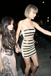 Taylor Swift Night Out Style - Arriving at Hyde Night Club in West Hollywood 2/15/ 2016