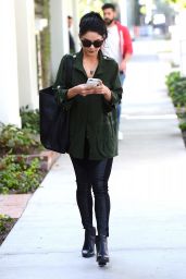 Vanessa Hudgens - Leaving Kate Somerville Skin Care in Los Angeles 2/26/2016