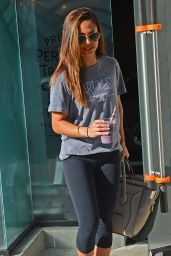 Vanessa Lachey in Leggings - Leaving a Gym in West Hollywood, February 2016