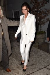 Victoria Beckham - Leave a Dinner Party at Anna Wintour's House in New ...
