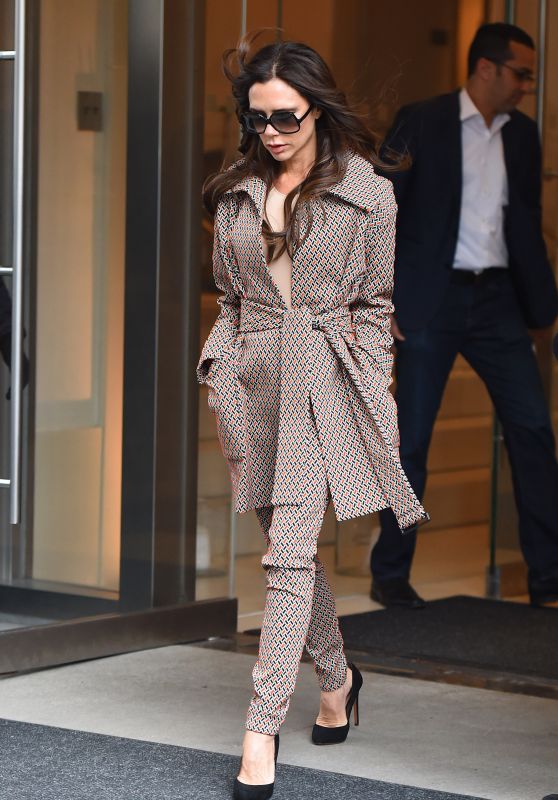 Victoria Beckham - Leaves Her Hotel in NYC 2/10/2016