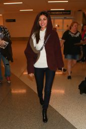 Victoria Justice Airport Style - LAX in Los Angeles, CA 2/4/2016 