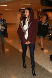 Victoria Justice Airport Style - LAX in Los Angeles, CA 2/4/2016 
