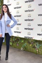 Victoria Justice - Game Winner Experience at Verizon Access Zone in San Francisco, CA 2/4/2016