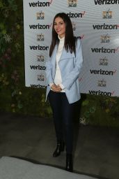 Victoria Justice - Game Winner Experience at Verizon Access Zone in San Francisco, February 2016