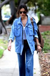 Alessandra Ambrosio Flared Jeans Outfit - Out in Brentwood 3/29/2016