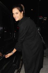 Alessandra Ambrosio Night Out Style - The Nice Guy in West Hollywood 3/26/2016