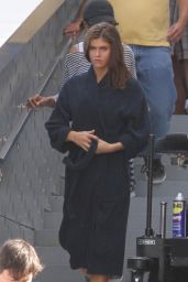 Alexandra Daddario - More Pics From Set of Baywatch in Miami, March 2016