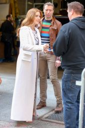 Amy Adams Style - Visits Live! with Kelly and Michael in New York City 3/24/2016 