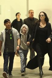 Angelina Jolie at LAX Airport, 3/2/2016 