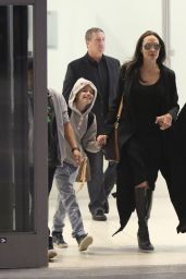 Angelina Jolie at LAX Airport, 3/2/2016 