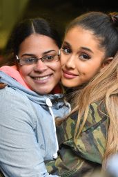 Ariana Grande - Greeting Fans Outside Z100 Studios in New York City, NY 3/15/2016