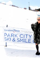 Ashlee Simpson - Celebrity Ski & Smile Challenge in Park City, Utah, 3/12/2016