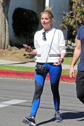 Ashley Benson in Spandex - Out in Melrose Place 3/8/2016