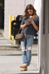 Ashley Greene in Ripped Jeans - Out in Studio City, 3/9/2016