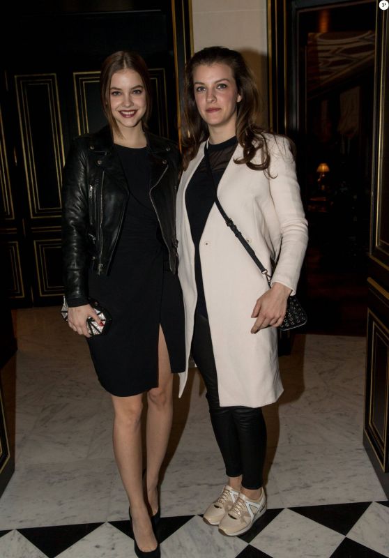 Barbara Palvin and Her Sister Anita at Chic Dinner in Paris, France March 2016