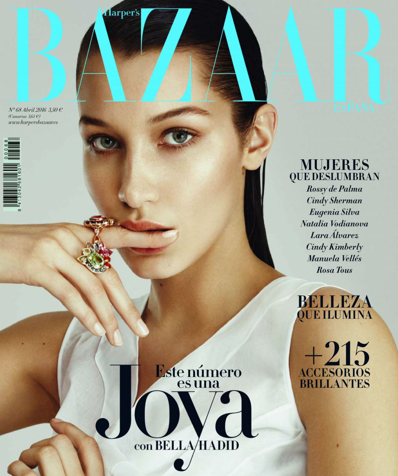 Bella Hadid - Harper's Bazaar Magazine Spain April 2016 Issue • CelebMafia