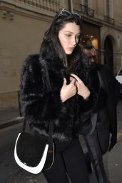 Bella Hadid - Leaving Her Hotel in Paris 3/5/2016 