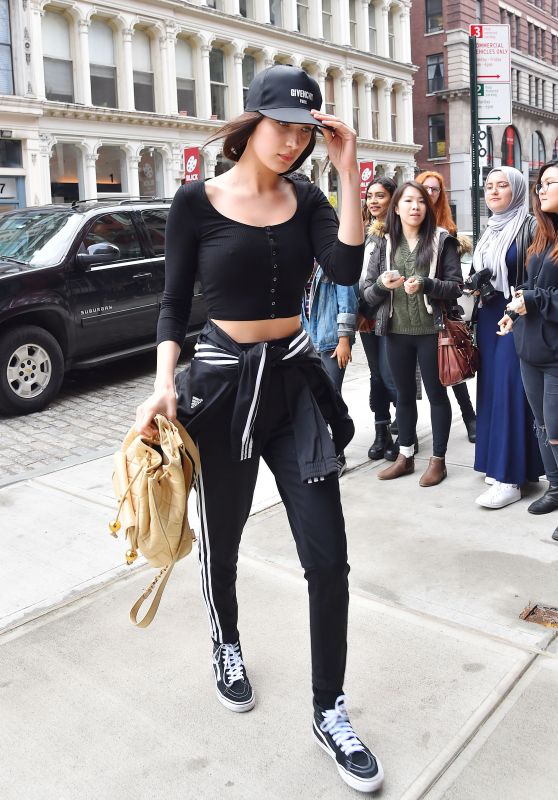 Bella Hadid Street Style - Out in New York City, 3/25/16 