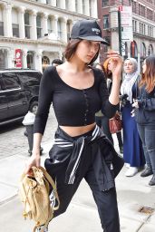 Bella Hadid Street Style - Out in New York City, 3/25/16 