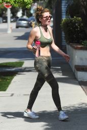 Bella Thorne in Tights - Out in Beverly Hills 3/22/2016 
