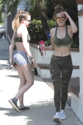 Bella Thorne in Tights - Out in Beverly Hills 3/22/2016 