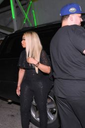 Blac Chyna and Rob Kardashian all Smiles - Night Out in Atlanta 3/27/2016
