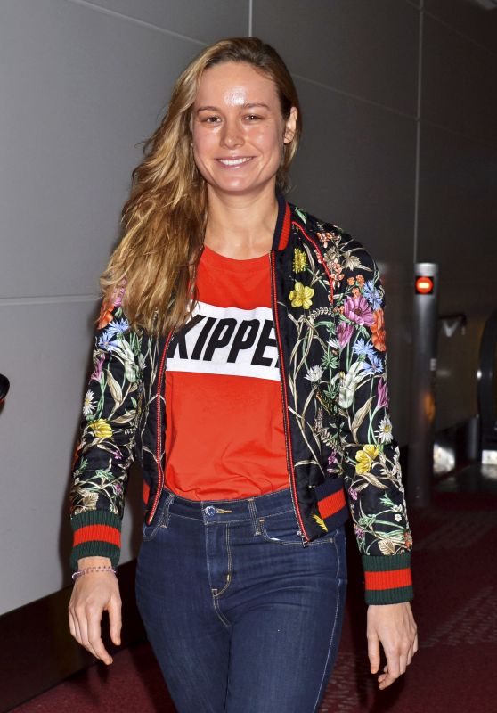 Brie Larson at Tokyo International Airport, March 2016