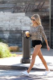 Charlotte McKinney Leggy in Shorts - Out in Malibu, 3/25/2016