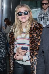Chloë Moretz Airport Style - Incheon Airport in Seoul 3/3/2016 