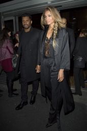 Ciara at Givenchy Show – Paris Fashion Week 3/6/2016