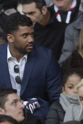 Ciara at Match PSG-Montpellier in Paris 3/5/2016
