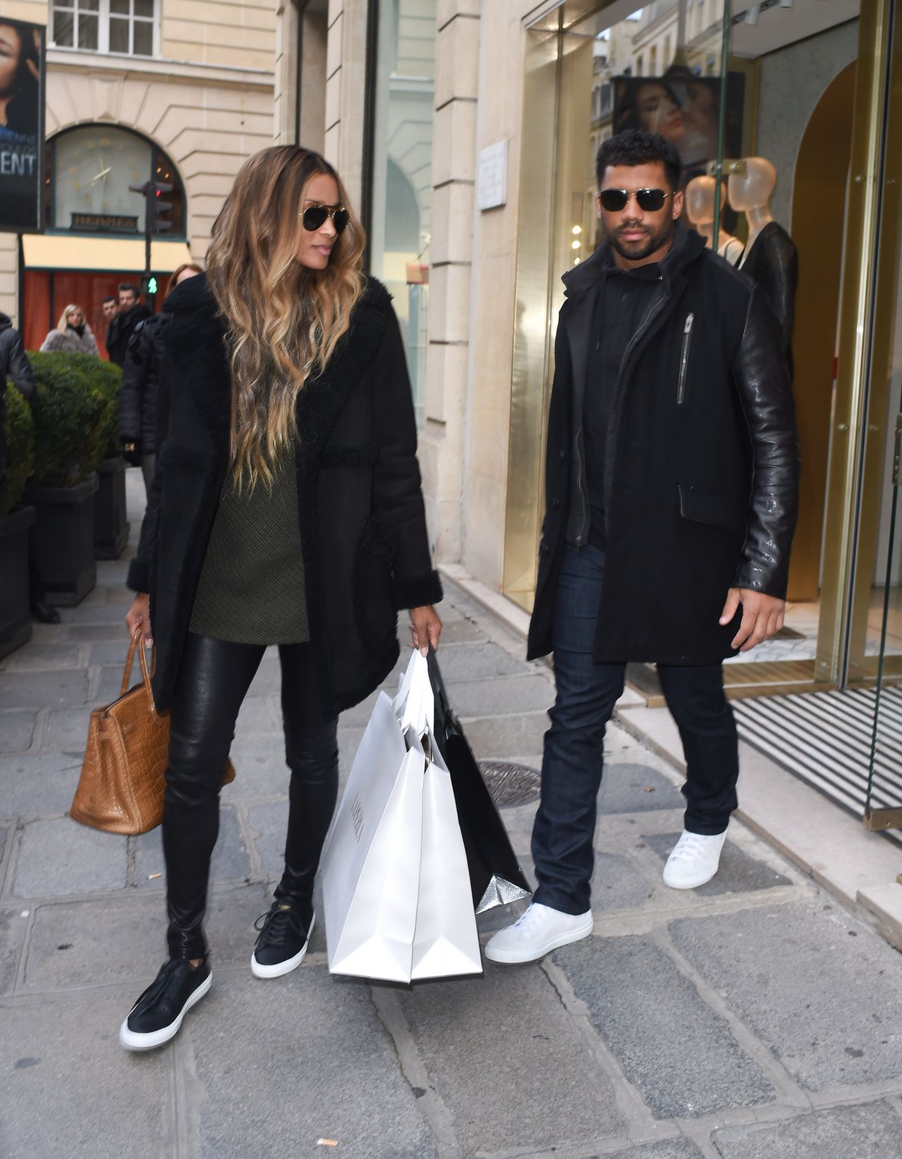 Ciara - Shopping in Paris, France 3/6/2016 • CelebMafia