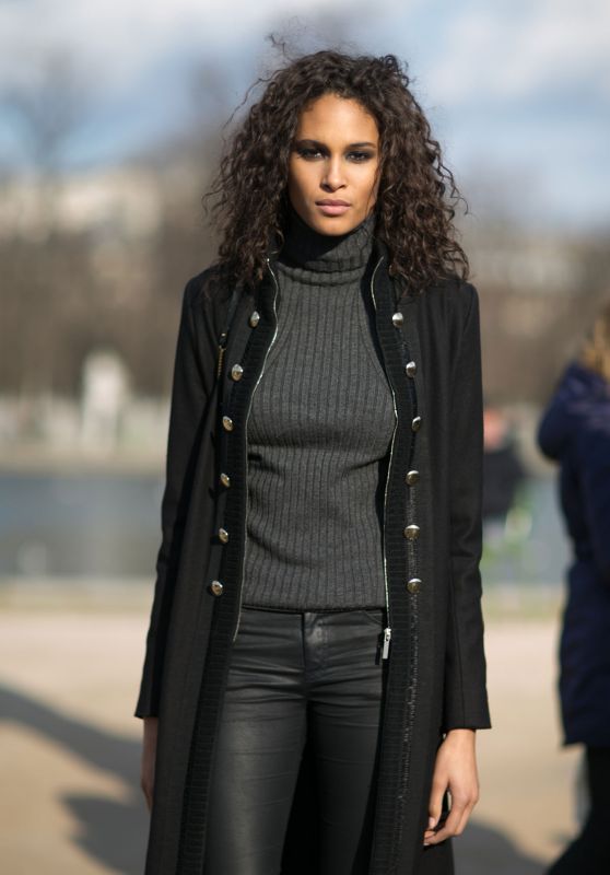 Cindy Bruna – Streetstyle Photoshoot in Paris, March 2016
