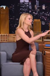 Claire Danes Appeared on Tonight Show With Jimmy Fallon in NYC 3/28/2016 