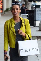 Claudia Jordan Shopping With Her Girl Squad Actress Annie Ilonzeh and Chrissy Life in Beverly Hills, March 2016