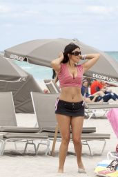 Claudia Romani in a Bikini - On the  Bach in Miami, March 2016