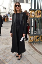 Clotilde Courau Arriving at Elie Saab Fashion Show – Paris Fashion Week, March 2016