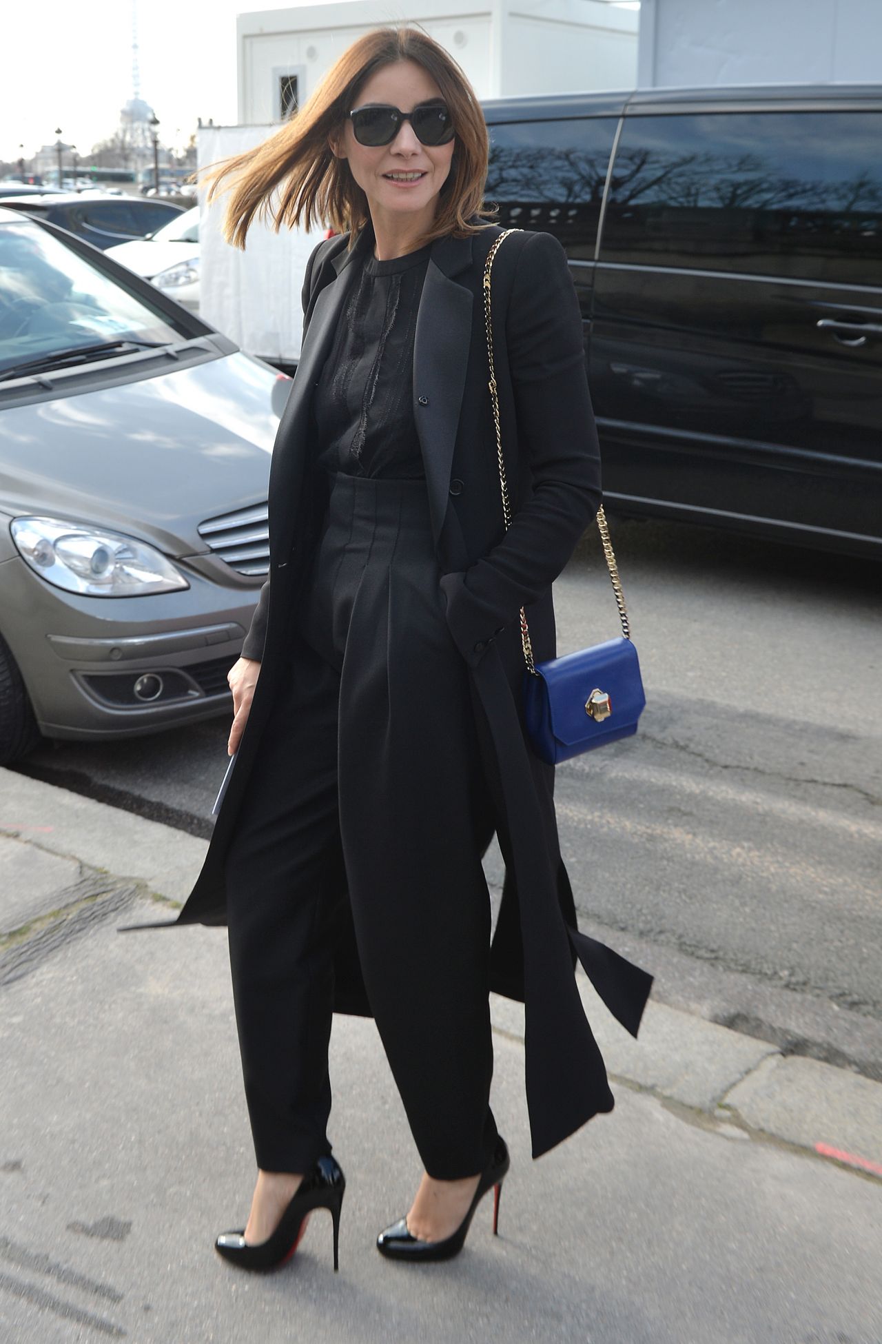 Clotilde Courau Arriving at Elie Saab Fashion Show – Paris Fashion Week ...
