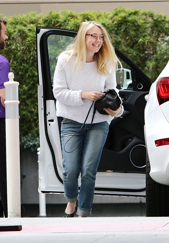 Dakota Fanning Stret Style - Out in Hollywood, CA 3/5/2016