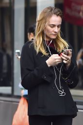Diane Kruger Casual Style - Out in New York City 3/23/2016