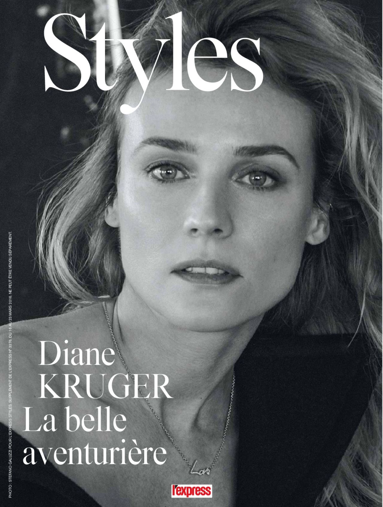Diane Kruger - L'Express Styles Magazine March 23, 2016 Issue • CelebMafia