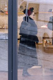 Dita Von Teese - Shopping at the Valentino Store in St Moritz 3/9/2016