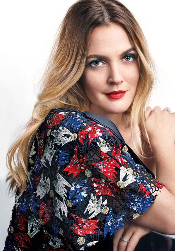 Drew Barrymore - Photoshoot for Marie Claire Magazine April 2016 