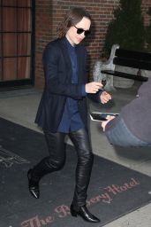 Ellen Page - Leaving Her Hotel in New York City 3/8/2016