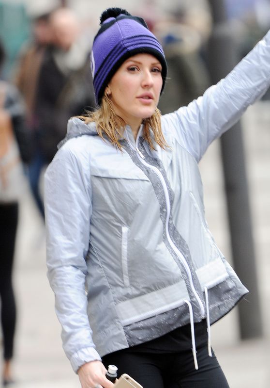 Ellie Goulding - Leaving a Gym in London 3/15/2016 