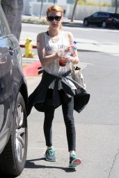 Emma Roberts at a Gym in West Hollywood 3/29/2016 
