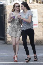 Emma Roberts in Mini Dress  - Out in Los Angeles 3/27/2016
