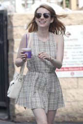 Emma Roberts in Mini Dress  - Out in Los Angeles 3/27/2016