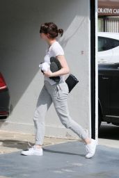 Emma Stone - Arriving at the Gym in Los Angeles, 3/3/2016